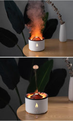 MESMERIZING VOLCANO AROMA DIFFUSER AIR PURIFIER HUMIDIFIER FOR HOME AND BEDROOM - 360ML