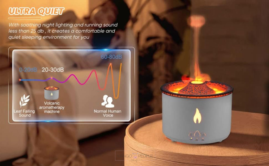 MESMERIZING VOLCANO AROMA DIFFUSER AIR PURIFIER HUMIDIFIER FOR HOME AND BEDROOM - 360ML