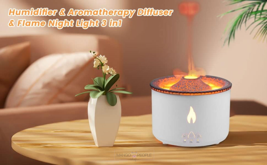 MESMERIZING VOLCANO AROMA DIFFUSER AIR PURIFIER HUMIDIFIER FOR HOME AND BEDROOM - 360ML