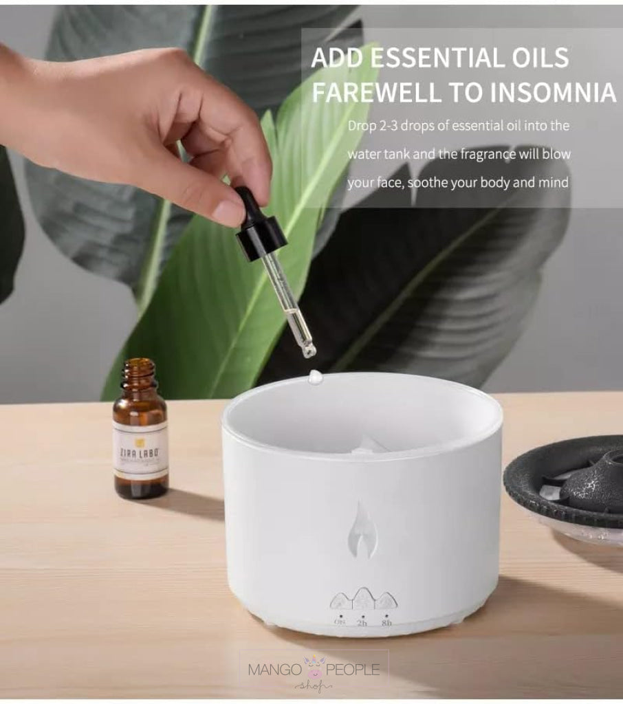 MESMERIZING VOLCANO AROMA DIFFUSER AIR PURIFIER HUMIDIFIER FOR HOME AND BEDROOM - 360ML