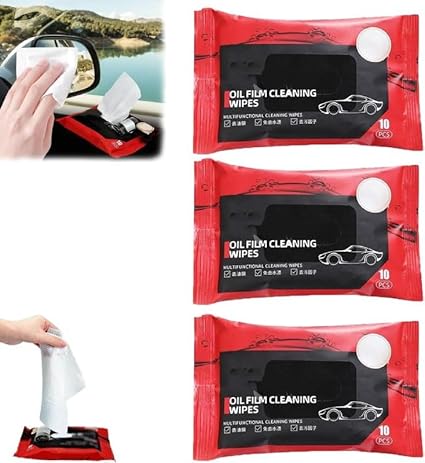 Wet Wipes for Car Cleaning | Auto Car Glass Anti Fog Wipes Car Seat Dashboard